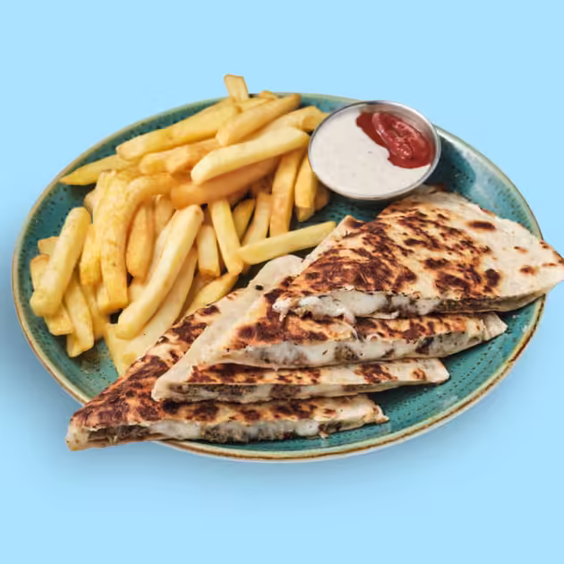 Arayes Maria — grilled flatbread stuffed with seasoned meat